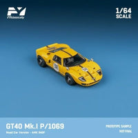 FY64095 Finclassically 1/64 GT40 Mk.I P1069 #98 Yellow Road Car Version