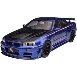 M83430 MOTORHELIX 1/18 日産 スカイライン GT-R (R34) NISMO CUSTOMIZED カーボンボンネット バージョン ベイサイドブルー