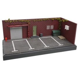 SCJ88001 収蔵家(Shoucangjia) 路地裏ジオラマ 倉庫と駐車スペース