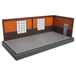 SCJ82002 収蔵家(Shoucangjia)  レンガ壁のガレージジオラマ ガレージ備品付属