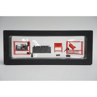 SCJ82002 収蔵家(Shoucangjia)  レンガ壁のガレージジオラマ ガレージ備品付属