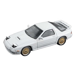 AT64005 AT MODEL 1/64 マツダ RX7 FC3S infini ホワイト /  Gold Wheel