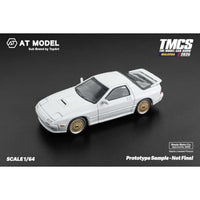 AT64005 AT MODEL 1/64 マツダ RX7 FC3S infini ホワイト /  Gold Wheel
