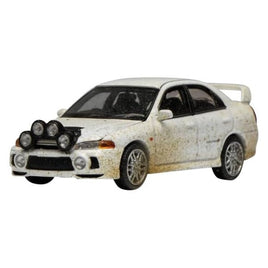 M64015 MOTORHELIX 1/64  三菱 Lancer Evolution IV  Muddy Version   with Rally Light