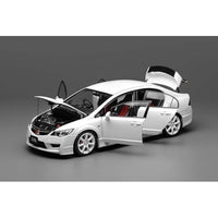 M85404 MOTORHELIX 1/18 Honda Civic Type R(FD2) 2007 後期Ver. プレミアムホワイトパール