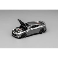 M63515 MOTORHELIX 1/64 Nissan GT-R(R35) Track Edition Engineered  by NISMO 2020 Dark Metal Gray