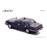 H7438504 RAI'S 1/43 日産 セドリック (YPY30改) 1985 警視庁交通部交通機動隊車両 (覆面 紺)