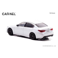 CN432205 CARNEL 1/43 日産 スカイライン 400R (V37) 2022 Brilliant White Pearl