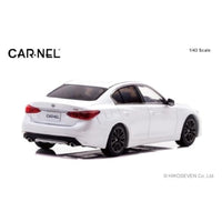 CN432205 CARNEL 1/43 日産 スカイライン 400R (V37) 2022 Brilliant White Pearl
