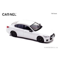 CN432205 CARNEL 1/43 日産 スカイライン 400R (V37) 2022 Brilliant White Pearl
