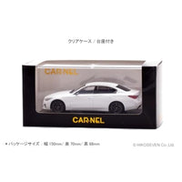 CN432205 CARNEL 1/43 日産 スカイライン 400R (V37) 2022 Brilliant White Pearl