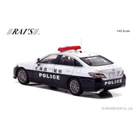 H7432302 RAI'S 1/43 トヨタ クラウン ハイブリッド (AZSH21) 2023 北海道警察高速道路交通警察隊車両 (502)