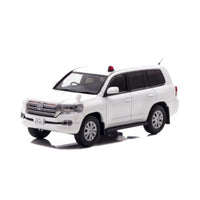 H7431807 RAI'S 1/43 トヨタ ランドクルーザー AX (URJ202) 2018 宮崎県警察交通部交通指導課暴走族対策室車両 (白)
