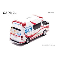 CN432302 CARNEL 1/43 トヨタ ハイメディック 2023 愛知県名古屋市消防局高規格救急車 'MEDIC ONE NAGOYA'