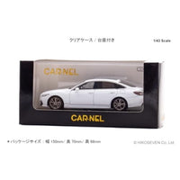 CN432005 CARNEL 1/43 トヨタ クラウン ハイブリッド 3.5 RS Advance (GWS224) 2020 Precious White Pearl