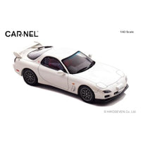 CN430003 CARNEL 1/43 マツダ RX-7 Type RZ (FD3S) 2000 Snow White Pearl Mica