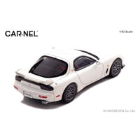 CN430003 CARNEL 1/43 マツダ RX-7 Type RZ (FD3S) 2000 Snow White Pearl Mica
