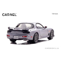 CN430205 CARNEL 1/43 マツダ RX-7 Spirit R Type A (FD3S) 2002 Titanium Gray Metallic