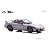 CN430205 CARNEL 1/43 マツダ RX-7 Spirit R Type A (FD3S) 2002 Titanium Gray Metallic