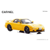 CN439701 CARNEL 1/43 マツダ RX-7 Type RS-R (FD3S) 1997 Sunburst Yellow