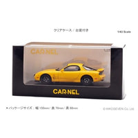 CN439701 CARNEL 1/43 マツダ RX-7 Type RS-R (FD3S) 1997 Sunburst Yellow
