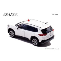 H7432212 RAI'S 1/43 日産 エクストレイル S e-4ORCE (T33) 2022 警察本部刑事部機動捜査隊車両 (白)