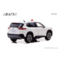 H7432212 RAI'S 1/43 日産 エクストレイル S e-4ORCE (T33) 2022 警察本部刑事部機動捜査隊車両 (白)