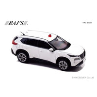 H7432212 RAI'S 1/43 日産 エクストレイル S e-4ORCE (T33) 2022 警察本部刑事部機動捜査隊車両 (白)