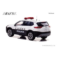 H7432304 RAI'S 1/43 日産 エクストレイル S e-4ORCE (T33) 2023 北海道警察高速道路交通警察隊車両