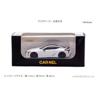 CN640043 CARNEL 1/64 レクサス LC500 'AVIATION' 2021 White Nova Glass Flake