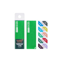 AS-BK25 サンドペーパー用アルミプレート ブラック 25mm 3枚入り【DSPIAE】