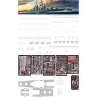VFM350921DX ベリーファイア 1/350 米海軍軽巡洋艦 USSバーミングハム CL-62 (デラックス版)