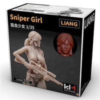 LIANG-F004 リアンモデル 1/35 スナイパーガール (3Dプリンター製)