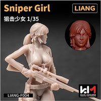 LIANG-F004 リアンモデル 1/35 スナイパーガール (3Dプリンター製)