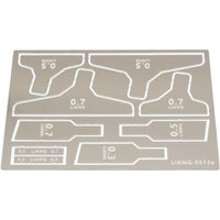 LIANG-0513a リアンモデル ツィンメリット・コーティング用ブレード (1/35・1/48・1/72) Aタイプ