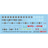 AMR14309 アーモリー  1/144 メッサーシュミット Bf109T 艦上戦闘機 デュアルコンボ