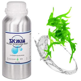 SK08W 3Dプリンター用レジン SK水洗いレジン  500g 緑色