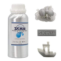 SK09W 3Dプリンター用レジン SK水洗いレジン  500g 銀灰色