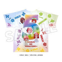 五等分の花嫁∽ ねんどろいどぷらす フルグラフィックTシャツ