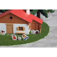 PP141 アニテクチャー:06 1/150 スケールペーパーキット ハイジの家(アルムの山小屋)