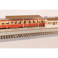 MS080 1/80ペーパーキット まちかどアクセサリーシリーズ 島式ローカルホーム 延長セットB (上屋)