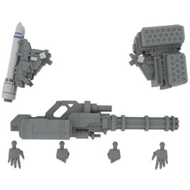 PP254 拡張セットD  5inM 1/48 装甲歩兵用[DRu35 MLC& R25RCT&M7A GGUN&平手(左右)&にぎり手(左右)]
