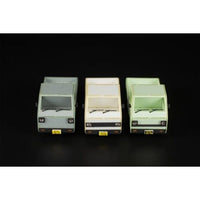 MS097 1/80ペーパーキット まちかどアクセサリーシリーズ 軽トラック(白・シルバー・淡草)