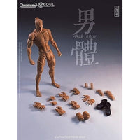 Romankey x COWL 超可動男性素体 [ナチュラル] 1/12スケール PVC&ABS&POM 製 塗装済み可動フィギュア