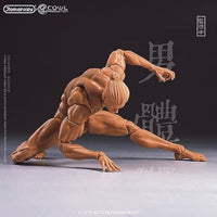 Romankey x COWL 超可動男性素体 [ナチュラル] 1/12スケール PVC&ABS&POM 製 塗装済み可動フィギュア