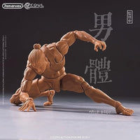 Romankey x COWL 超可動男性素体 [ナチュラル] 1/12スケール PVC&ABS&POM 製 塗装済み可動フィギュア
