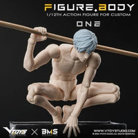VTOYS×BMS 1/12スケール可動フィギュア素体 ONE(ワン) VB002 ホワイトスキン