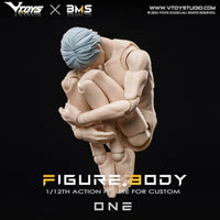 VTOYS×BMS 1/12スケール可動フィギュア素体 ONE(ワン) VB002 ホワイトスキン