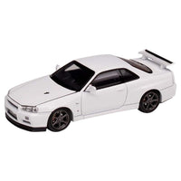 M63402 MOTORHELIX 1/64 日産 スカイライン GT-R R34 V Spec II  パールホワイト