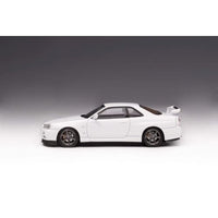 M63402 MOTORHELIX 1/64 日産 スカイライン GT-R R34 V Spec II  パールホワイト